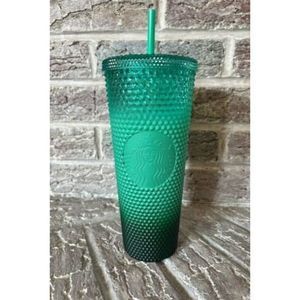 New Starbucks 2022 Waxberry Mint‎ Green Ombre Studded Venti Tumbler 24oz
